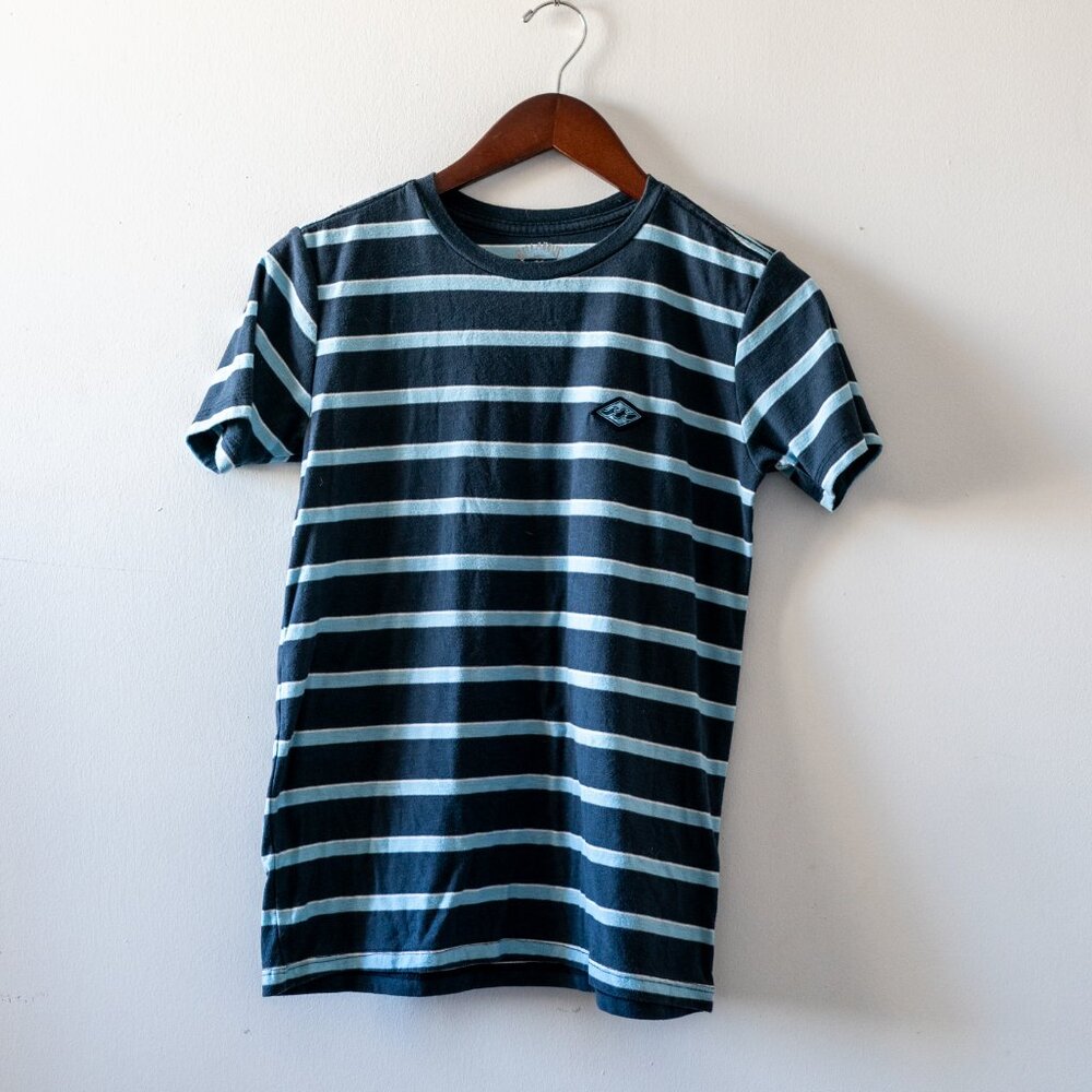 Womens Sz S Billabong Striped Tee